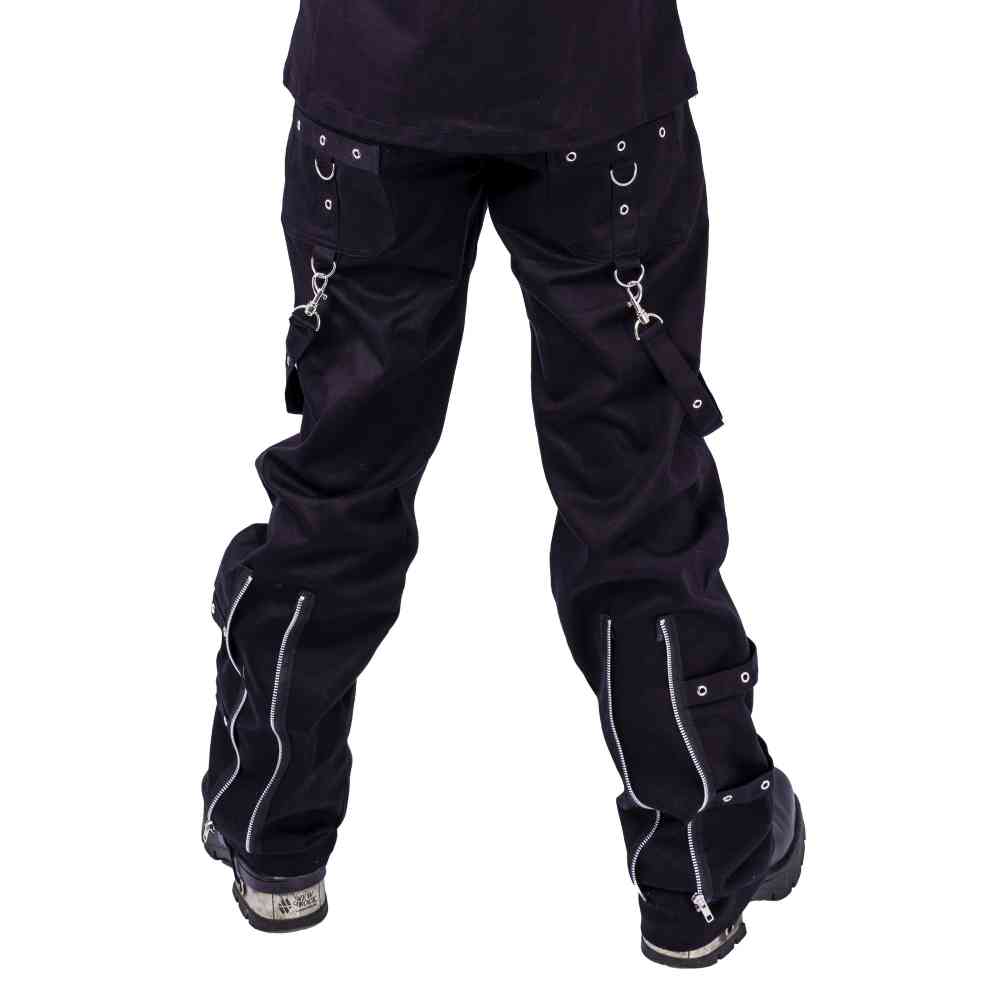 Poizen Industries - BLADE Broek rechte pijpen - Zwart